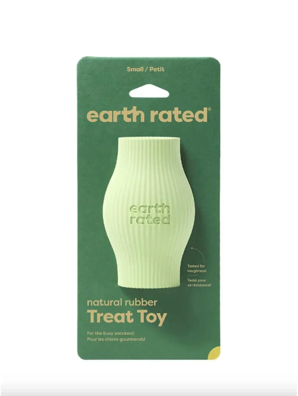 (RGB4) Earth Rated Natural Rubber Treat Dispensing Dog Toy Large NWT Puzzle